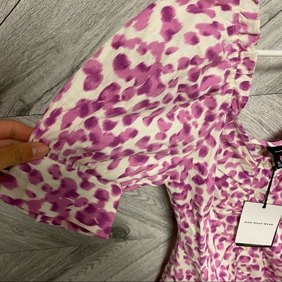 Who What Wear Empire Waist Leopard Dress - Picture 7 of 12